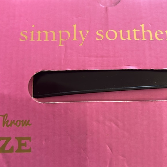 Simply Southern Hoodie Poncho in purple - Picture 3 of 5